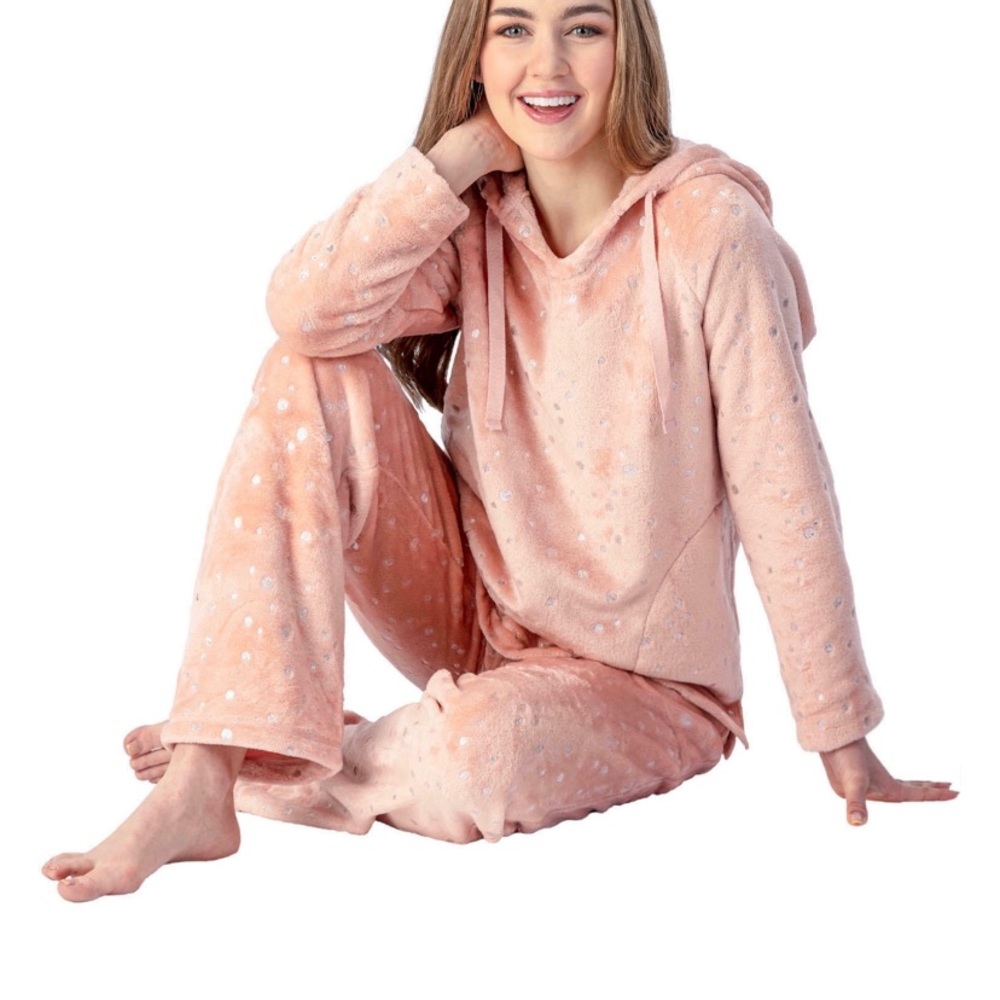Blush Women's Plush Super Soft Pajama Set